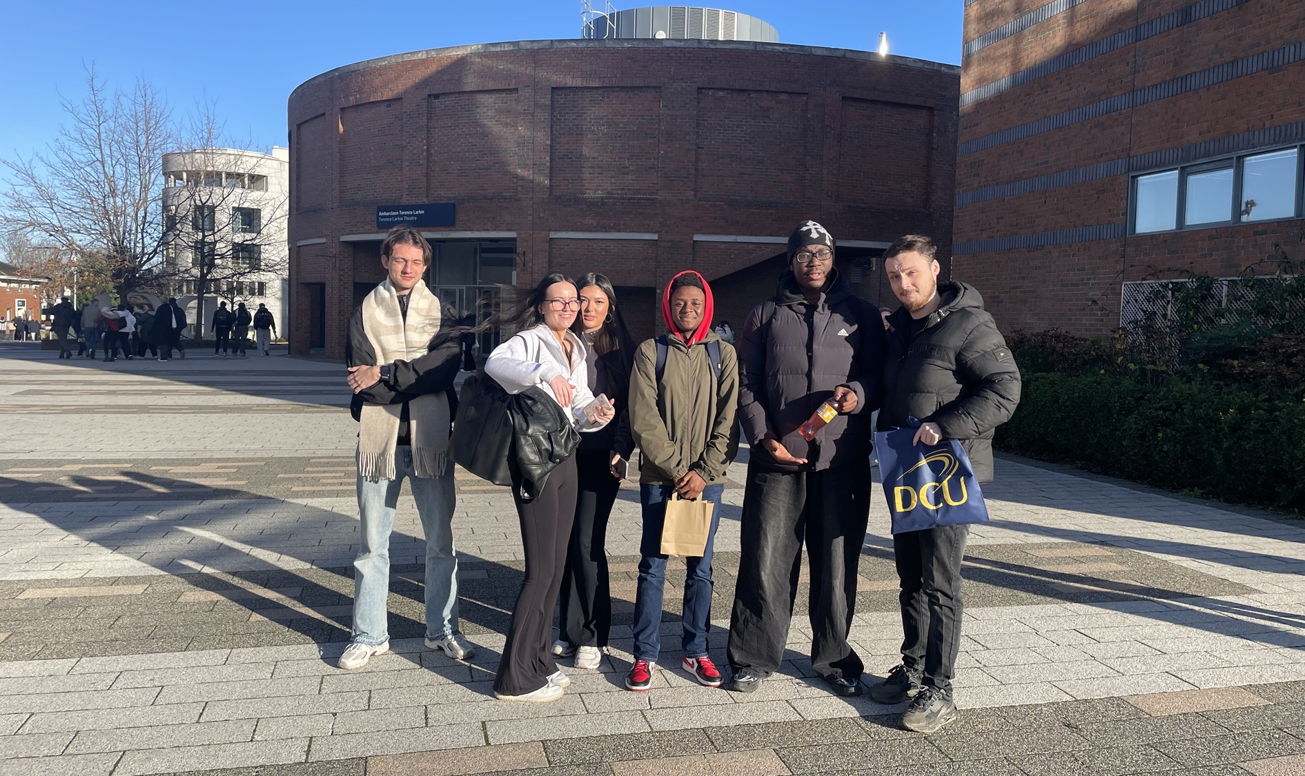 Marketing students visiting DCU